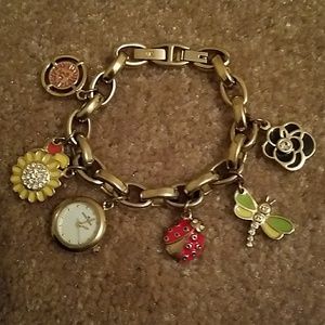 Really fun watch charm bracelet